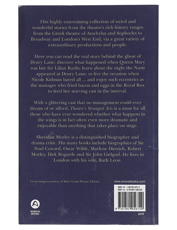 Theatre's Strangest Acts - Sheridan Morley - Romaanit ja novellit - 10105405930 - 1
