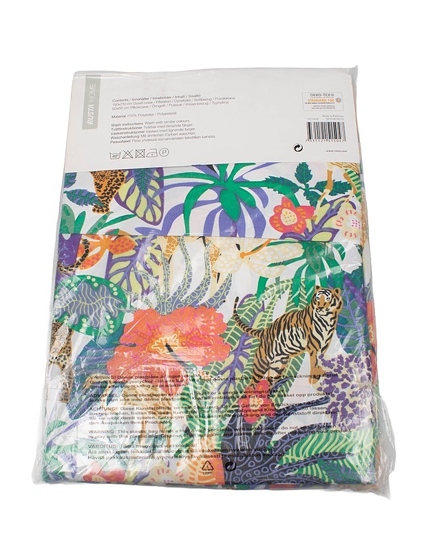 RUSTA HOME Animal pussilakanasetti, 150 x 210 cm - Liinavaatteet - 10105405915 - 1