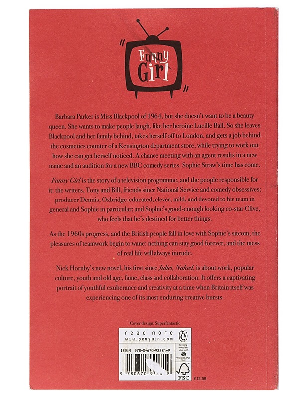 Funny girl - Nick Hornby - Romaanit ja novellit - 10105405983 - 1