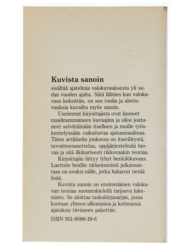 Kuvista sanoin - Lintunen, Martti - Tietokirjat - 10105405989 - 1