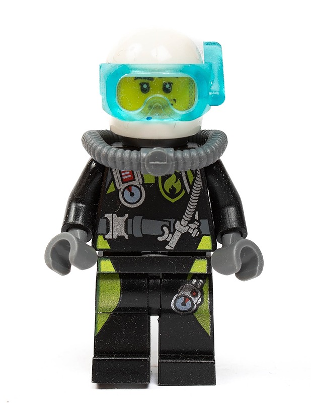 LEGO Fire Fighter Scuba Diver minifiguuri - Lasten lelut - 10105406094 - 0