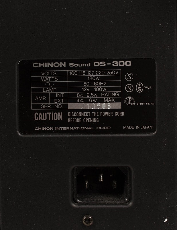 CHINON Sound DS-300 elokuvaprojektori - Muu elektroniikka - 10105406117 - 3