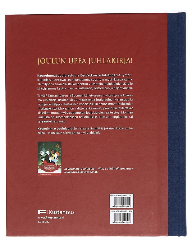 Kauneimmat joululaulut - Kari, Virpi - Musiikki- ja elokuvakirjat - 10105406131 - 1