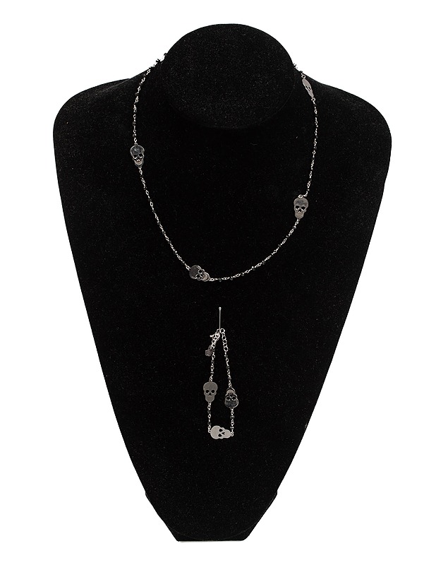 Pääkallo korusetti, 2 osaa - Korut - 10105406121 - 0