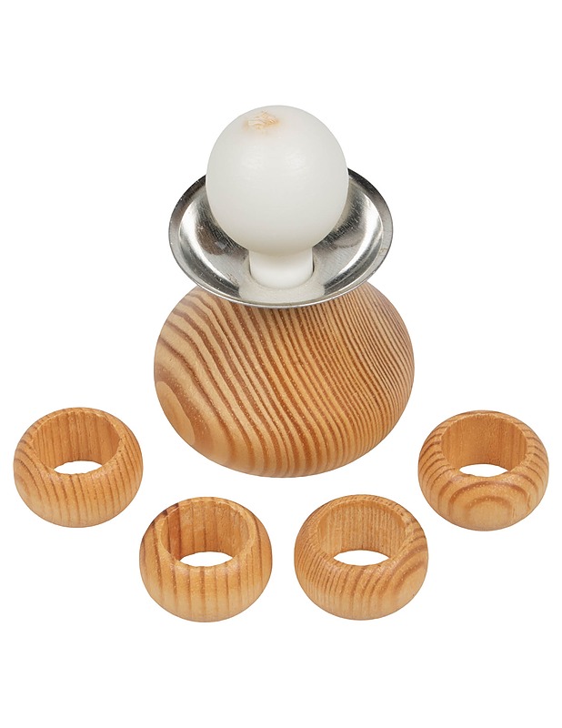 AARIKKA serviettirenkaat ja kynttilänjalka - Koriste-esineet - 10105406162 - 0