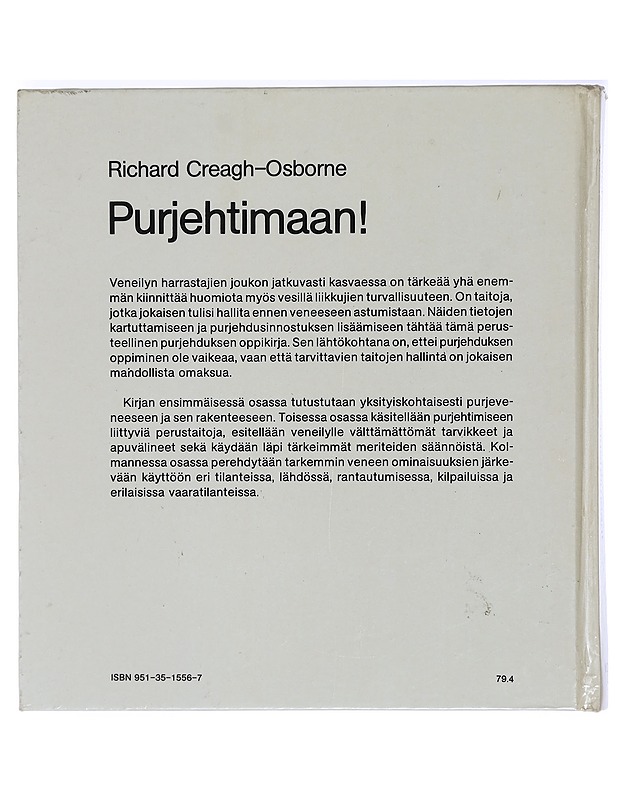 Purjehtimaan - Richard Creagh-Osborne - Tietokirjat ja oppaat - 10105406190 - 1