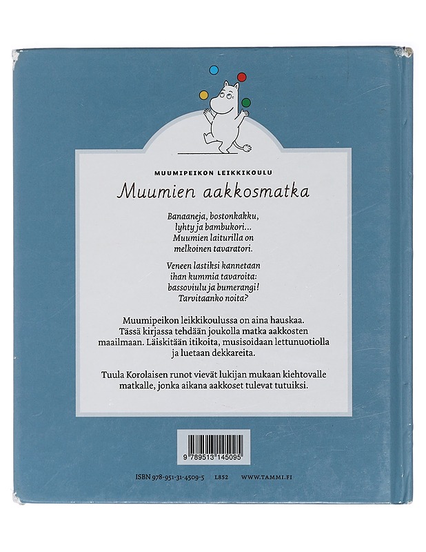 Muumien aakkosmatka - Korolainen, Tuula - Lastenkirjat - 10105406192 - 1