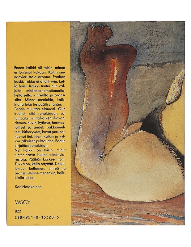 Runokirja - Kari Hotakainen - Runot ja näytelmät - 10105406262 - 1