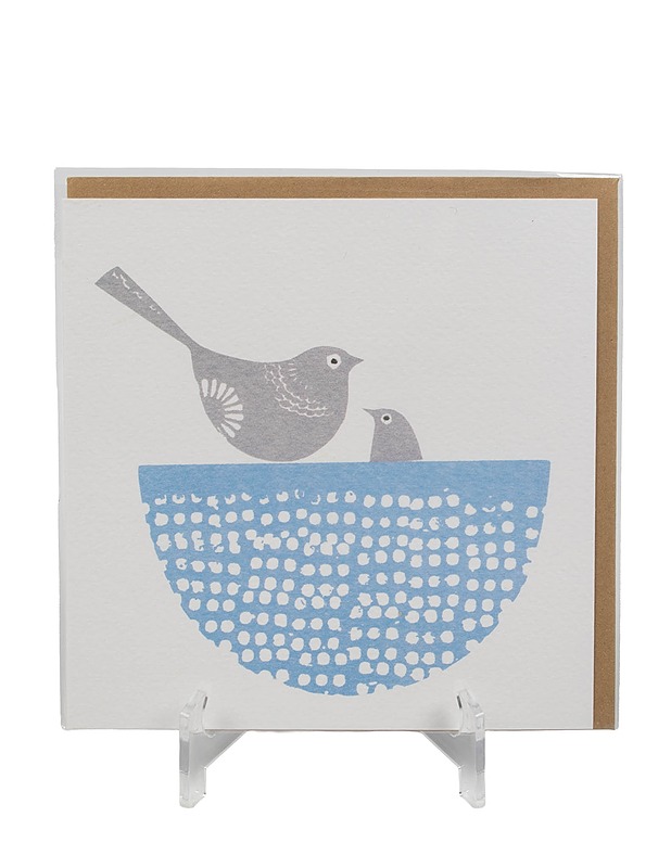 ARTPRESS ´Birds Nest in Blue´ taitekortti ja kuori - Askartelu - 10105406292 - 0