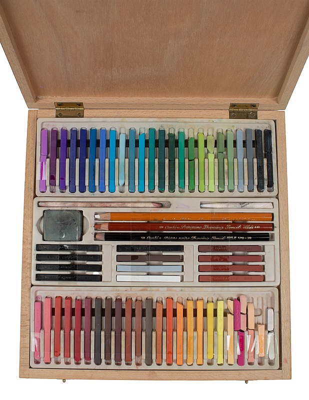 Conté á Paris pastellikynäsetti puulaatikossa - Askartelu - 10105406303 - 1