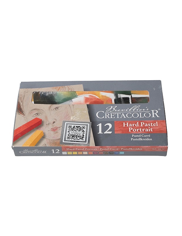 CRETACOLOR Hard Pastel Portrait liidut, 12 kpl - Askartelu - 10105406306 - 0