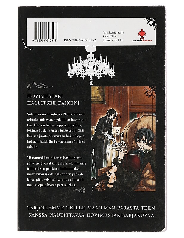 Kuroshitsuji : piru hovimestariksi. Vol. 1 - Toboso, Yana - Sarjakuvat - 10105406328 - 1