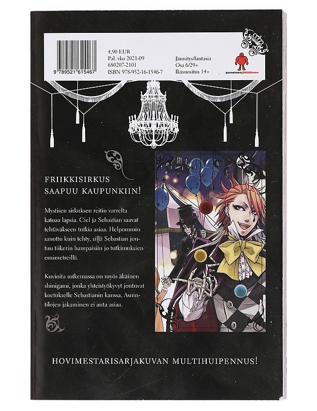 Kuroshitsuji : piru hovimestariksi. VI - Toboso, Yana - Sarjakuvat - 10105406333 - 1