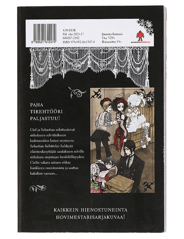 Kuroshitsuji : piru hovimestariksi. VII - Toboso, Yana - Sarjakuvat - 10105406336 - 1