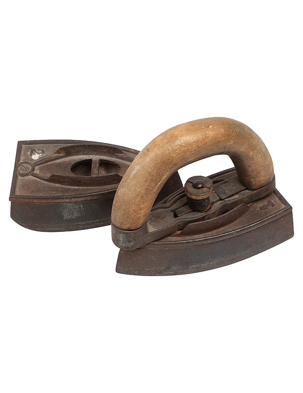 Vanha silitysrauta ja vaihtorauta - Koriste-esineet - 10105406350 - 0