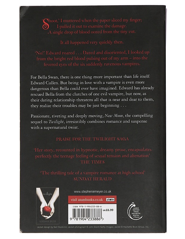 New moon - Stephenie Meyer - Nuorten kirjat - 10105406371 - 1