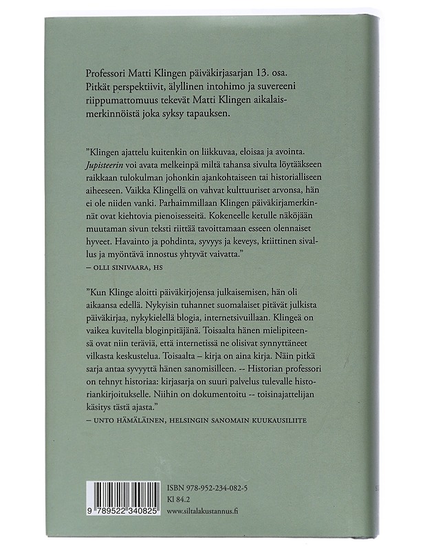 Tanskan sää : päiväkirjastani 2010-2011 - Matti Klinge - Elämäkerrat ja muistelmat - 10105406396 - 1