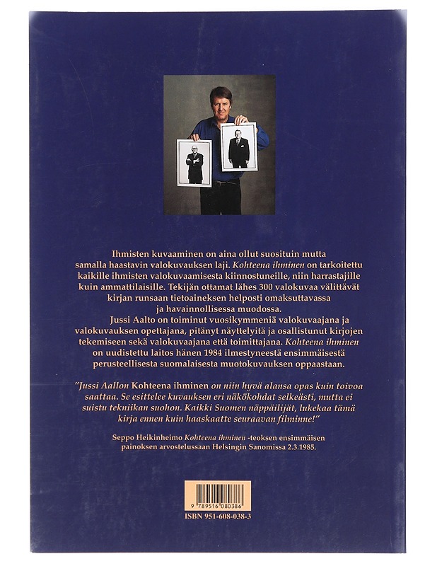 Kohteena ihminen : muotokuvauksen opas - Jussi Aalto - Kirja lahjaksi - 10105406432 - 1