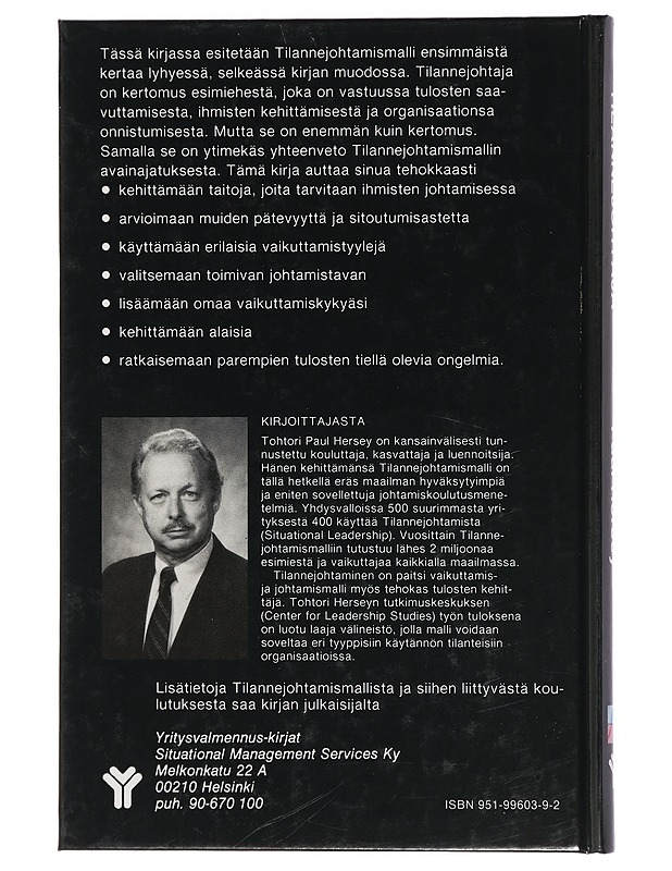 Tilannejohtaja - Paul Hersey - Tietokirjat ja oppaat - 10105406481 - 1