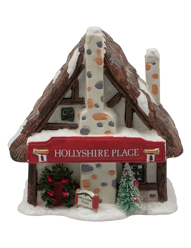 CHRISTMAS VALLEY Hollyshire Place joulukoriste - Joulutuotteet - 10105406470 - 2