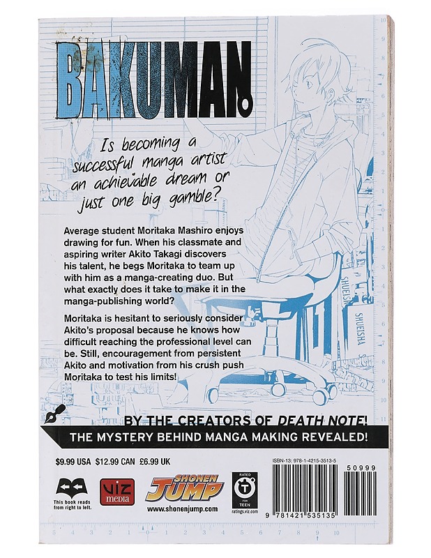 Bakuman. Volume 1 : Dreams and reality - Ohba, Tsugumi - Sarjakuvat - 10105406503 - 1