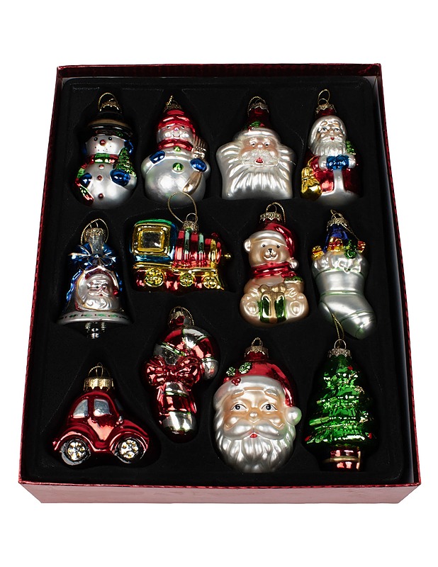 Joulukuusenkoriste, 12 kpl - Joulutuotteet - 10105406508 - 1