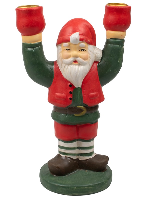 Tonttu kynttilänjalka, 2 kpl - Joulutuotteet - 10105406517 - 3