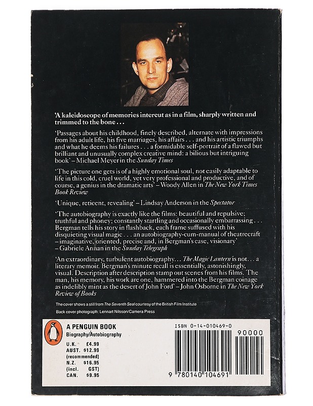 The Magic Lantern - Bergman, Ingmar - Elämäkerrat ja muistelmat - 10105406529 - 1