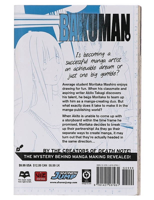 Bakuman. Volume 4 : Phone call and the night before - Ohba, Tsugumi - Sarjakuvat - 10105406551 - 1