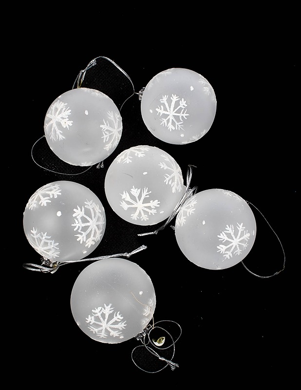 Joulukuusenkoriste, 6 kpl - Joulutuotteet - 10105406552 - 1