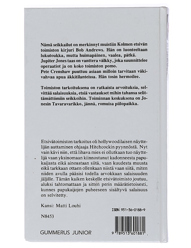 3 etsivää ja änkyttävä papukaija - Arthur, Robert - Nuorten kirjat - 10105406564 - 1