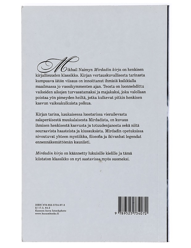 Mirdadin kirja - Naimy, Mikhail - Romaanit ja novellit - 10105406577 - 1