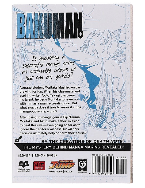 Bakuman. Volume 3 : Debut and impatience - Ohba, Tsugumi - Sarjakuvat - 10105406588 - 1