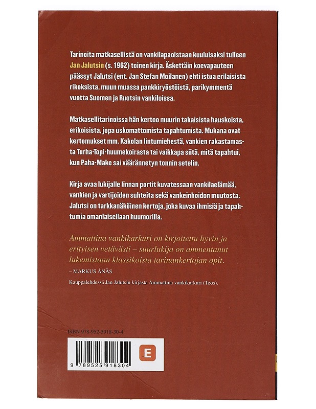 Tarinoita matkasellistä - Jan Jalutsi - Elämäkerrat ja muistelmat - 10105406621 - 1