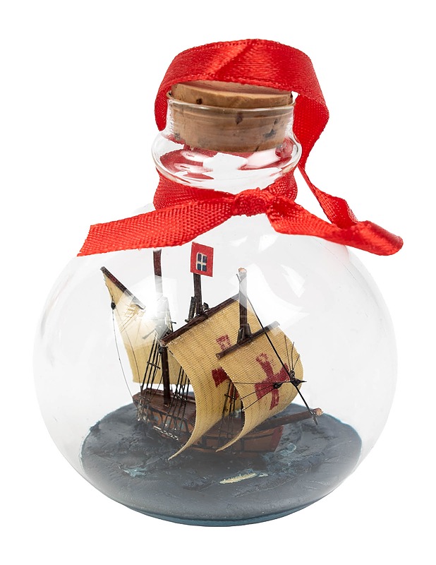 AUTHENTIC MODELS Ships of Discovery koristepallo, 3 kpl - Joulutuotteet - 10105406624 - 2