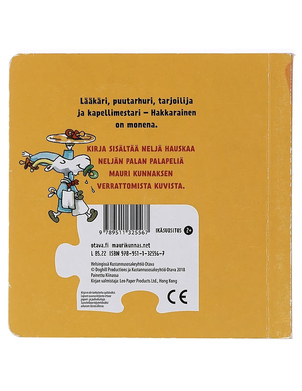 Herra Hakkarainen : palapelikirja - Mauri Kunnas - Lasten palapelit - 10105406639 - 1