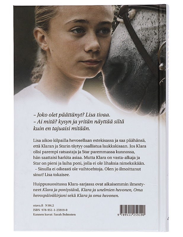 Klara ja laukkakisa - Hagmar, Pia - Nuorten kirjat - 10105406652 - 1