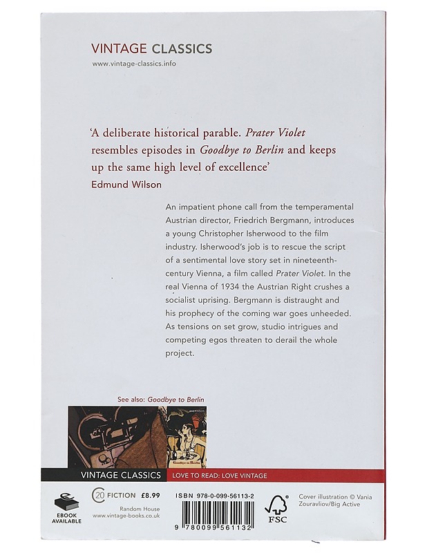 Prater Violet - Isherwood, Christopher - Romaanit ja novellit - 10105406669 - 1