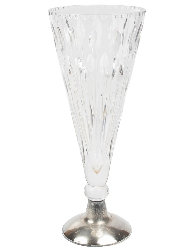 Kristallimaljakko hopeajalalla - Maljakot ja ruukut - 10105406680 - 1