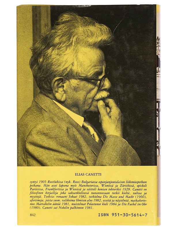 Pelastunut kieli : erään nuoruuden tarina - Canetti, Elias - Elämäkerrat ja muistelmat - 10105406681 - 1