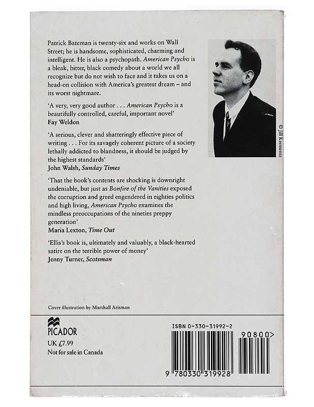 American psycho - Bret Easton Ellis - Romaanit ja novellit - 10105406710 - 1