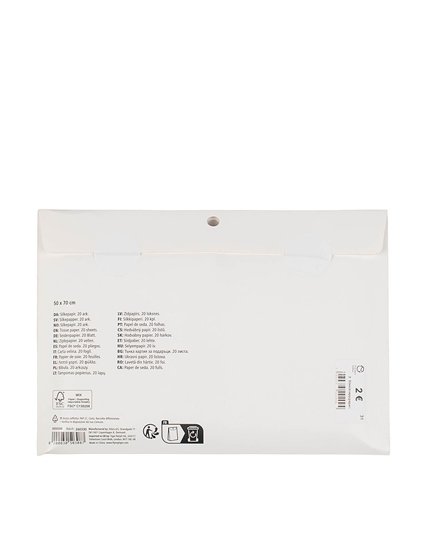 Silkkipaperi, 20 kpl - Askartelu - 10105406722 - 1