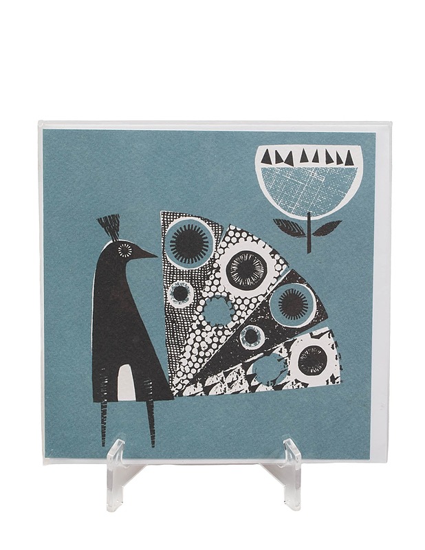 ARTPRESS This peacock goes by the name of Rock´ taitekortti ja kuori - Askartelu - 10105406743 - 0