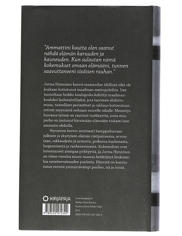 Jorma Hynninen : sielun maisemia - Pekka Hako - Elämäkerrat ja muistelmat - 10105406751 - 1