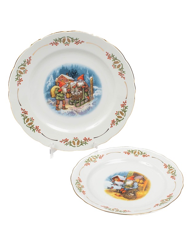 CHRISTINEHOLM PORCELAINE joululautanen, 2 kpl - Lautaset ja kulhot - 10105406766 - 1