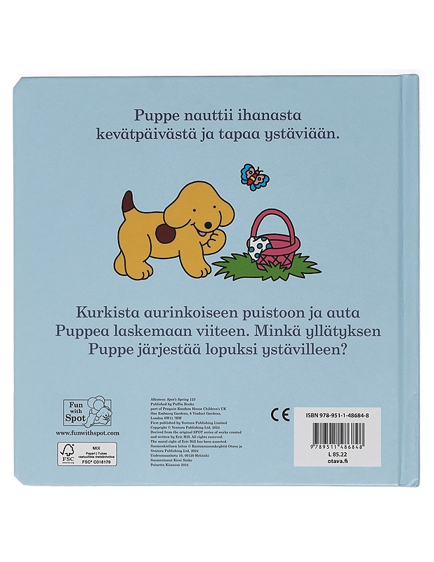 Pupen numerot : kurkistuskirja - Hill, Eric - Lastenkirjat - 10105406775 - 1