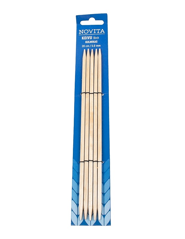 NOVITA Kulmikkaat sukkapuikot, 5 mm - Käsityö - 10105406795 - 0