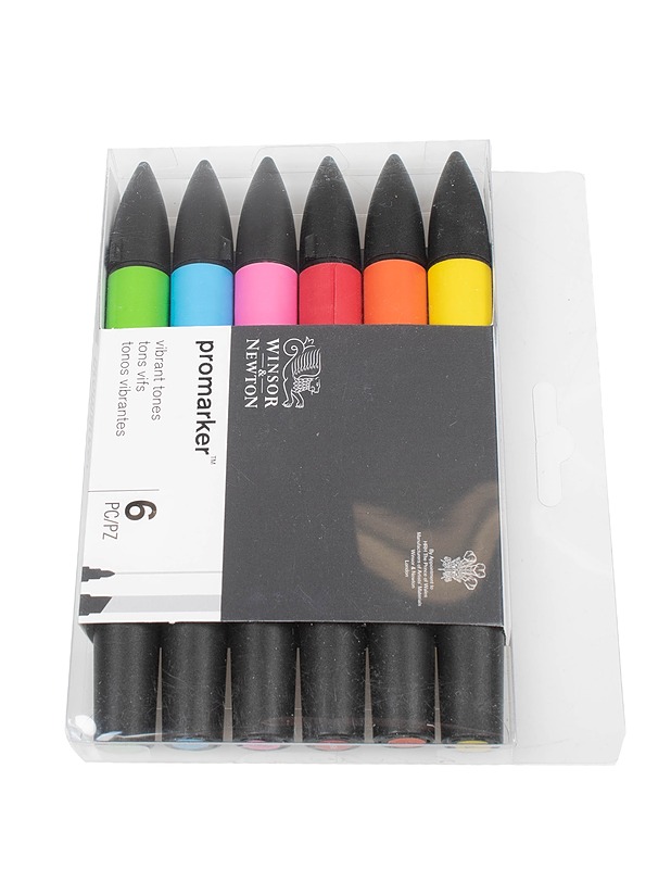 WINSOR & NEWTON Promarker, 6 kpl - Askartelu - 10105406803 - 0