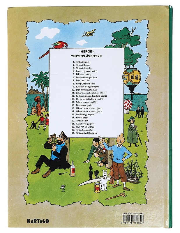 Enhörningens hemlighet - Hergé - Sarjakuvat - 10105406808 - 1