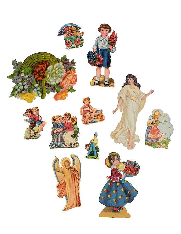 50-luvun kiiltokuvia, 10 kpl - 1 pussi - Askartelu - 10105406831 - 0